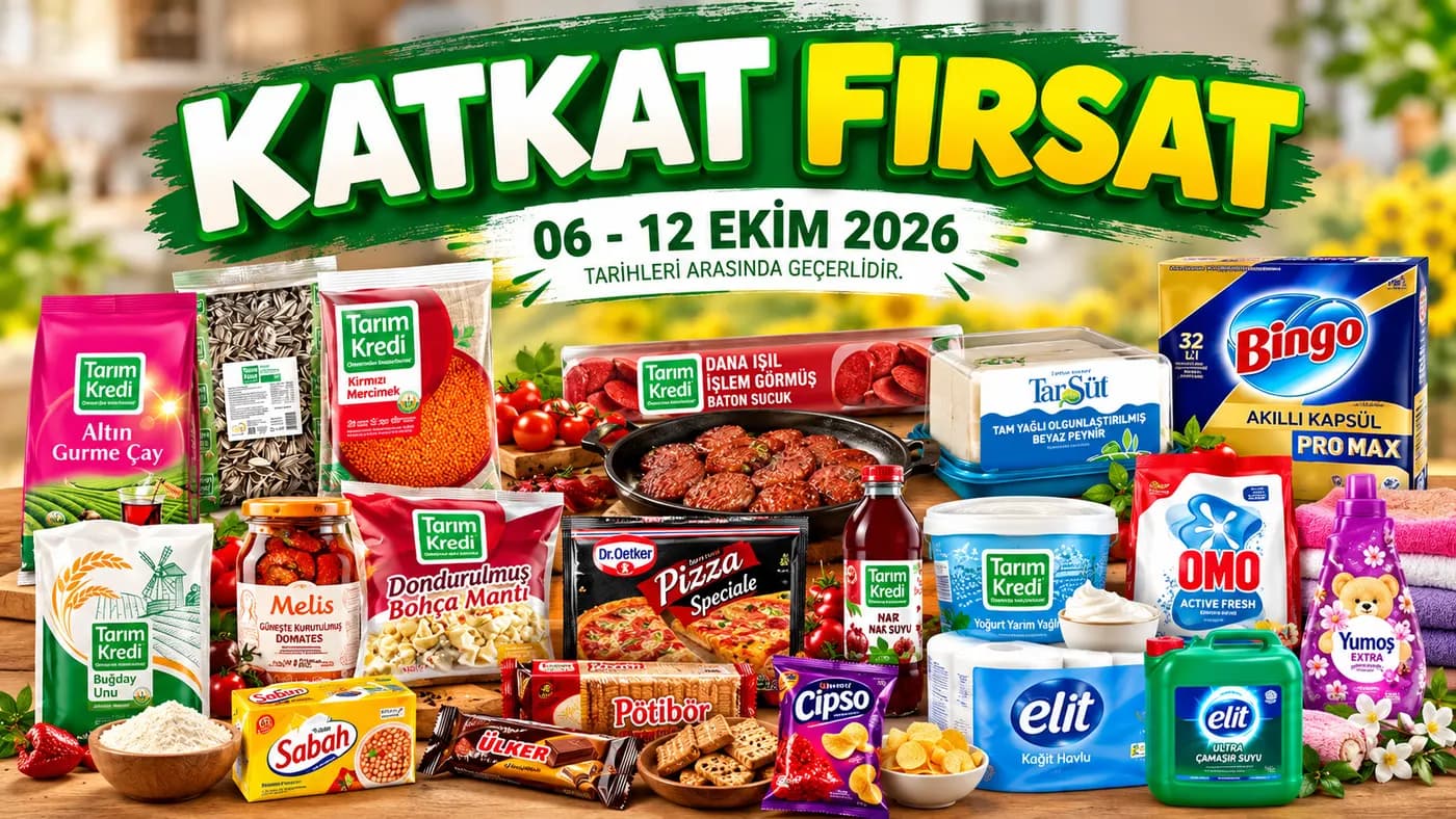 TARIM KREDİ Tarım Kredi KOOP 6-12 Ekim 2026 Kataloğu kapak görseli