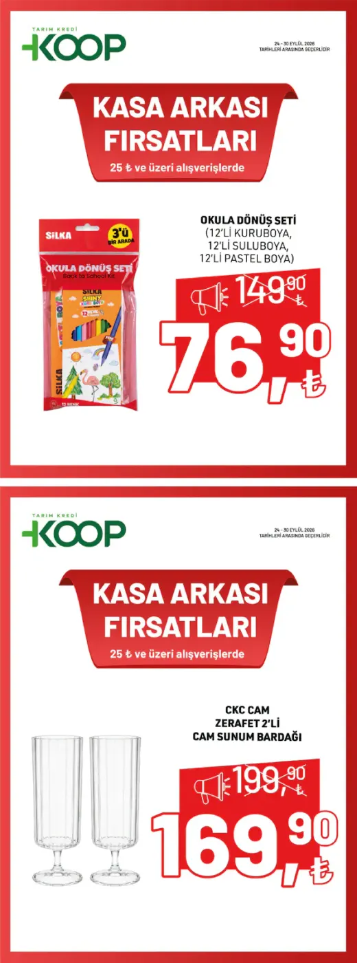 Tarım Kredi KOOP 24-30 Eylül 2026 kataloğu sayfa 1