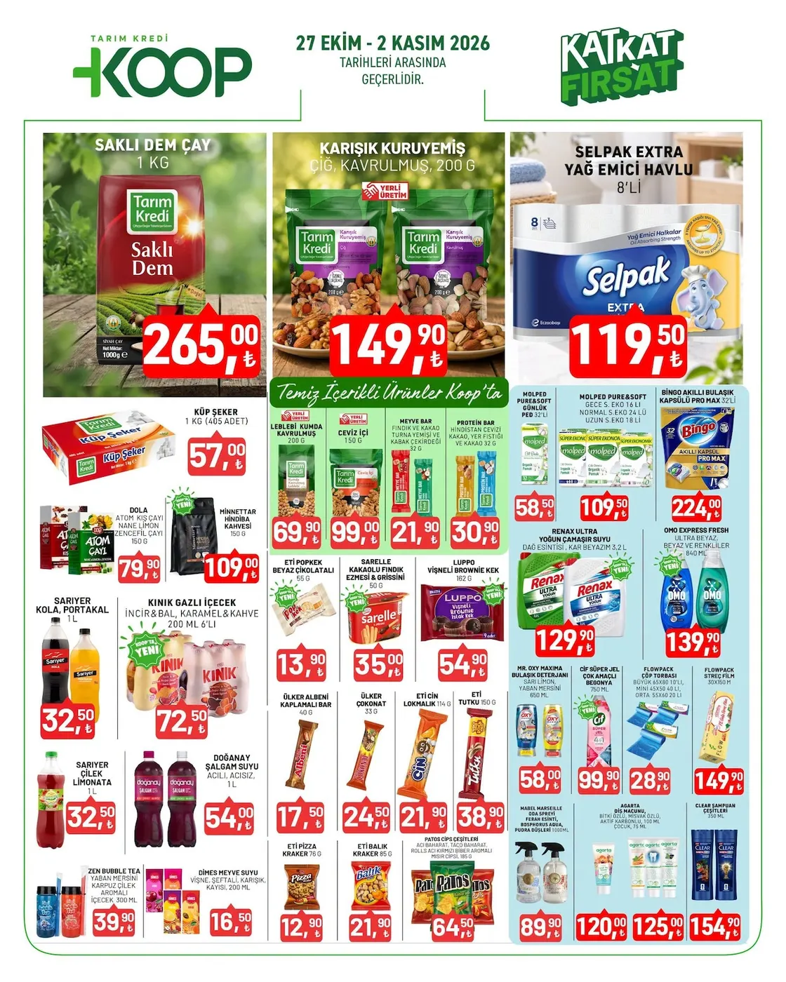 Tarım Kredi KOOP 27 Ekim – 2 Kasım 2026 kataloğu sayfa 3