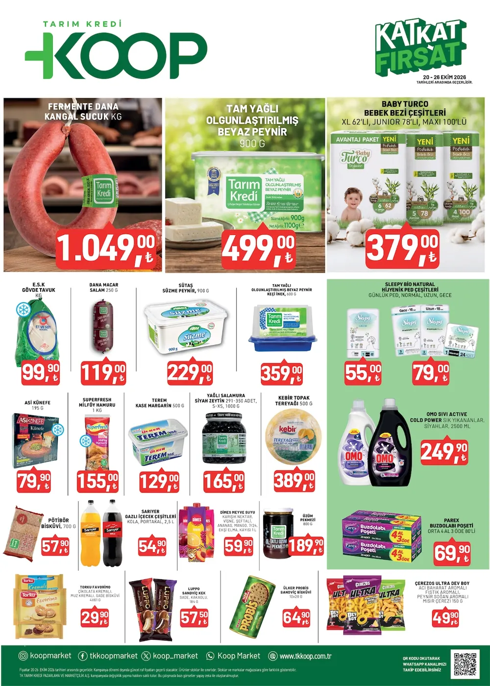 Tarım Kredi KOOP Market 20-26 Ekim 2026 kataloğu sayfa 2